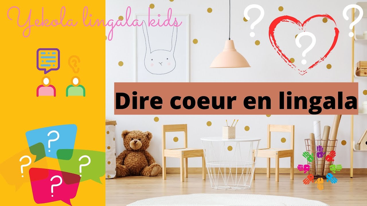 Apprendre le lingala - les parties du corps en lingala partie 2