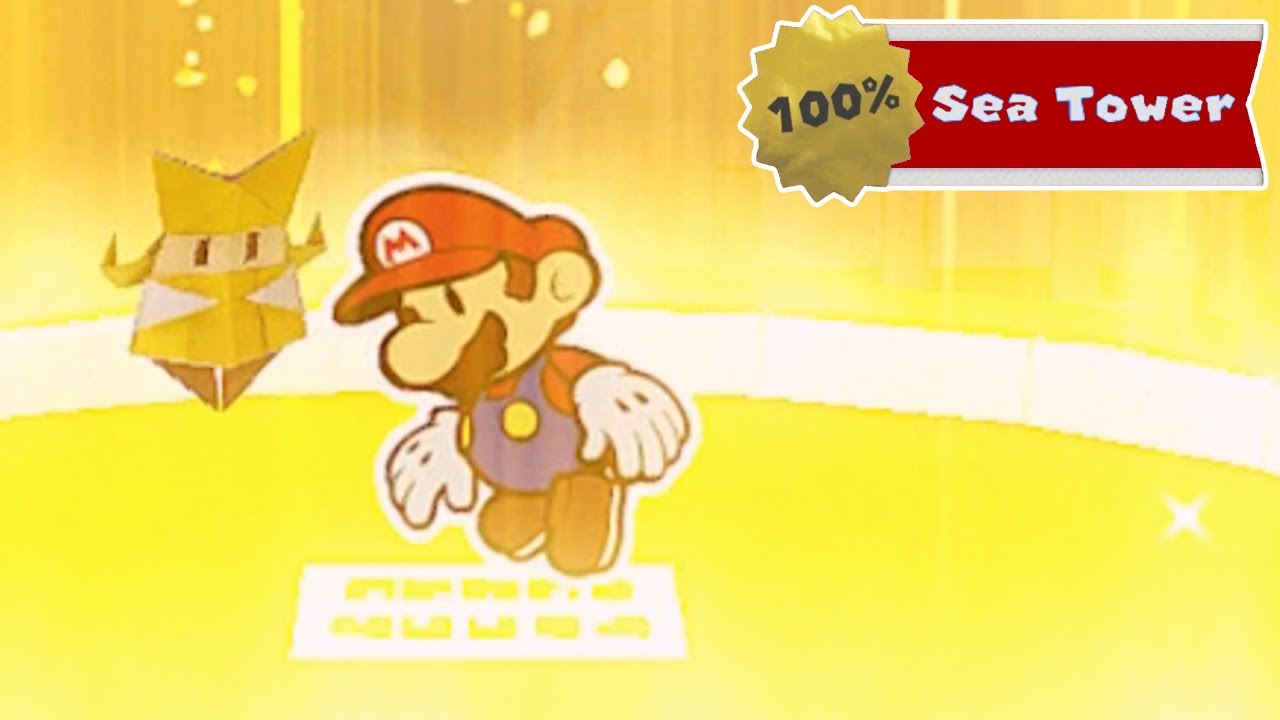 Paper Mario The Origami King 100 Walkthrough Sea Tower YouTube