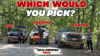 We Own a Raptor, Tacoma & ZR2… Here’s What We Really Think