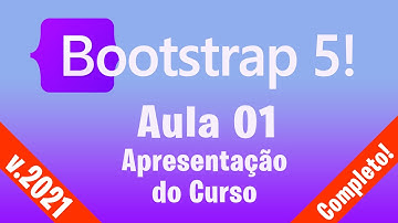 Curso de Bootstrap 5 :: Aula 01 :: Apresentação do Curso