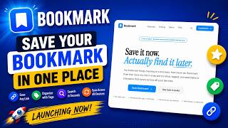Booksmark Launch | All your bookmarks in one place