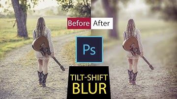 Photoshop Background Blur Tutorial | Create real background blur effect using photoshop.