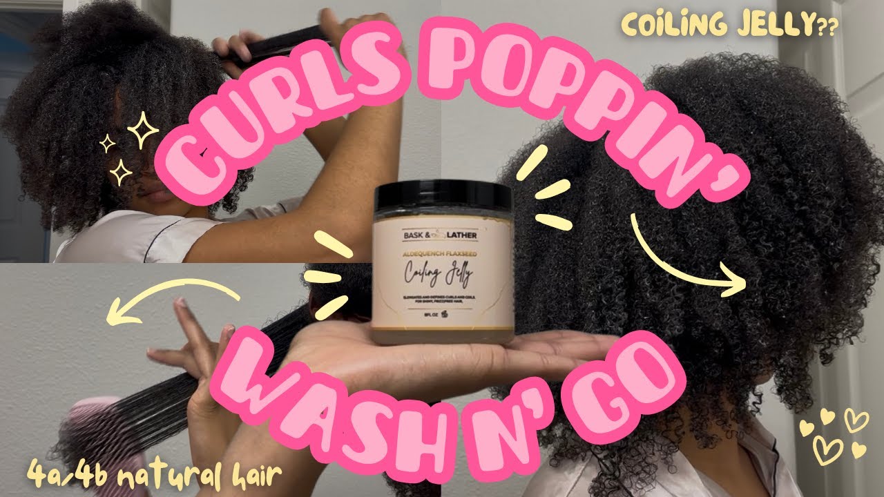 Will This Coiling Jelly Define My Type 4 Curls? | Doing My Wash-N-Go While Yapping Nonstop 💀🩷