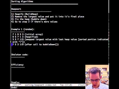 Sorting: Heapsort