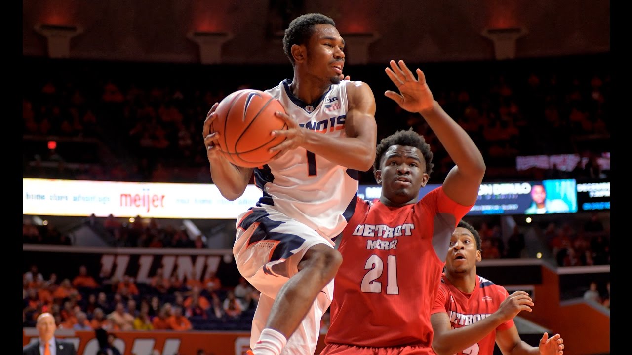 Illini Basketball Highlights Vs Detroit Mercy 11 18 16 Youtube
