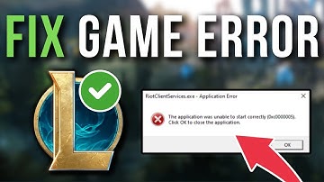 How To Fix League Of Legends RiotClientServices.exe Failed To Start