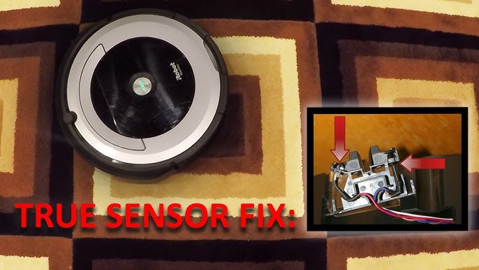 Xiaomi Roborock S6 MaxV Vacuum robot - covers for cliff sensor black carpet  fix