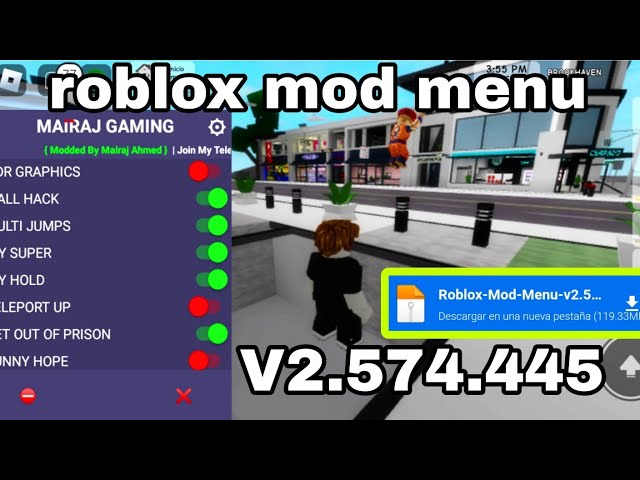 Como Baixar e Instalar Roblox Mod Menu Versão 2.498.396- Atualizado 2021 