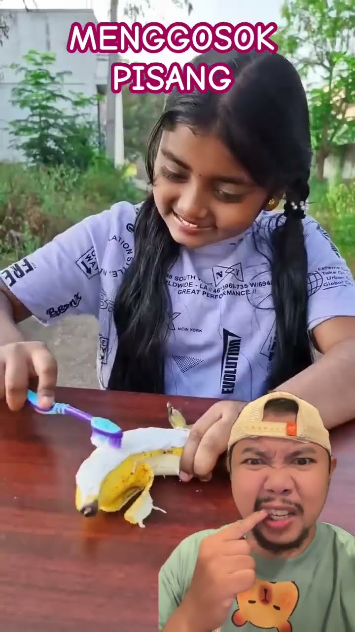 MENGGOSOK GIGI APA PISANG!!!??