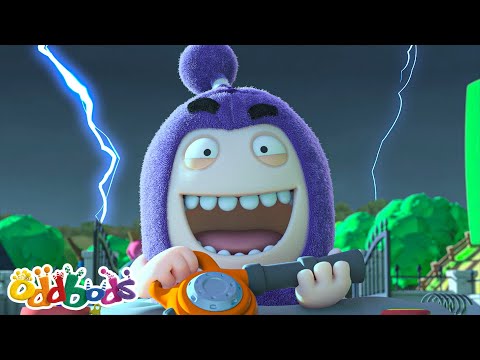🚧😂 Driveway Disaster! | Oddbods - Comedy Chaos | Cartoons for Kids