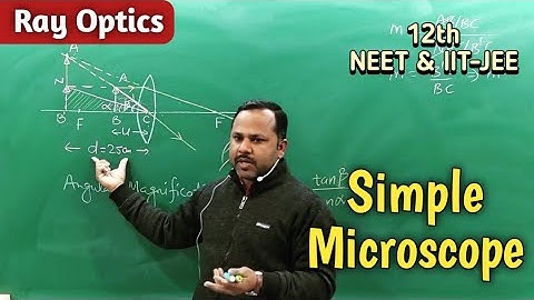 Simple Microscope || Ray Optics || class 12th || Physics handwritten notes