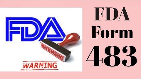 Understanding FDA Form 483: What You Need to Know! #FDA Inspection #483 #form483 #FDA #fda483