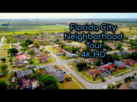 Florida City in 4K | Miami | Florida | Neighborhood Tour