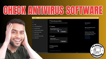 How to Check Antivirus Software on Windows 10