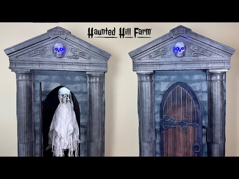 Mausoleum 2025 From Haunted Hill Farm – Halloween Animatronic Unboxing