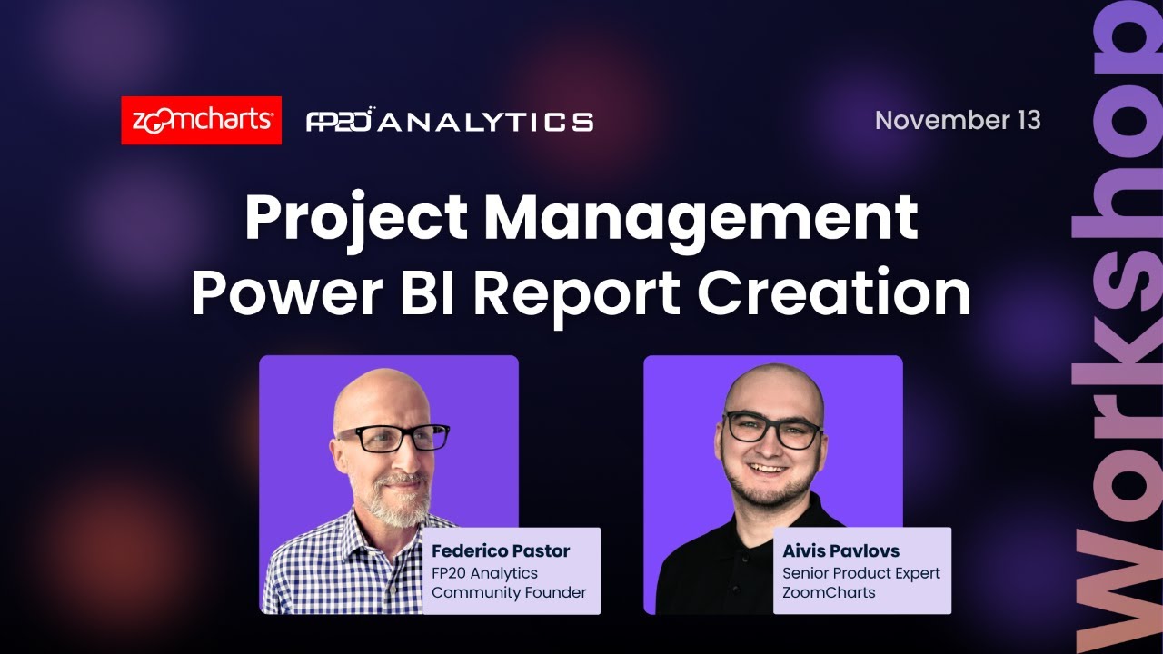 Power BI Project Management Report Creation for Fintech | Workshop ...