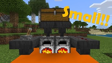 Mini Super Smelter for Minecraft Bedrock & Java [MCPE, Console, Win 10, Java]