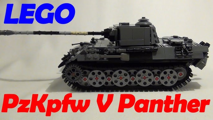 1/16 Scale RC LEGO Panther Tank Instructions With Working Gun