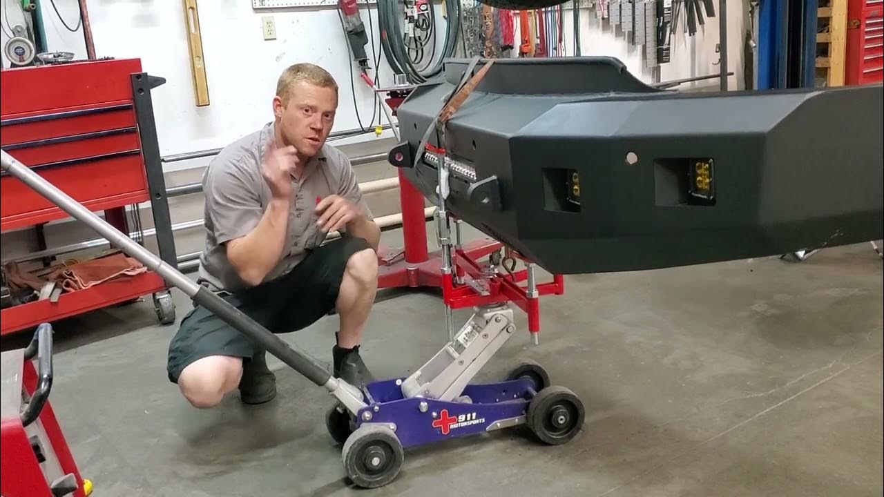 Bumper Install/Setup on Jack Adapter for Floor and Transmission Jacks