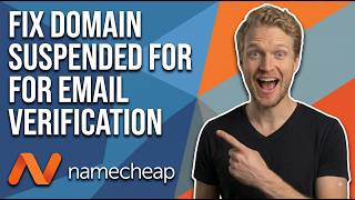 How To Fix Domain Suspended For Email Verification In Namecheap (Easy Guide)