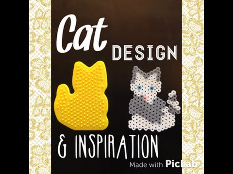 2 in 1 Perler Bead Cat Tutorial//Cute Sitting and Standing Cats!! 