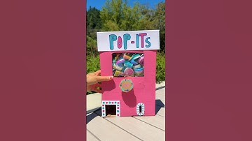 vending machine #creative #aesthetic #popit #fidgettoy #tutorial #tutorial #cardboardvendingmachine