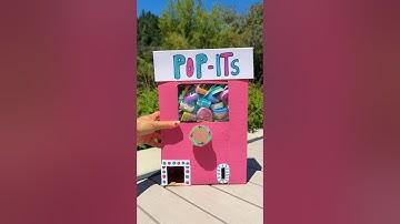 vending machine #creative #aesthetic #popit #fidgettoy #tutorial #tutorial #cardboardvendingmachine