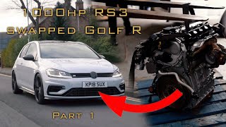 Building a 1000HP, RS3 powered Golf R!