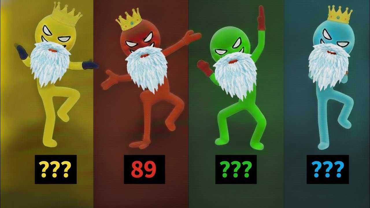 Stickman Party Game 😱 | Crazy Mini Games Challenge | 4 Players Fun Gameplay | Non Stop Entertainment