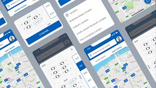 Car Parking APP UI UX Design screenshot 1