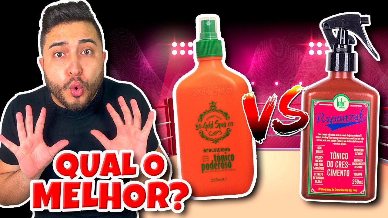 Tônico Poderoso da Gold ou Rapunzel da Lola? Qual o melhor? [Análise Completa]