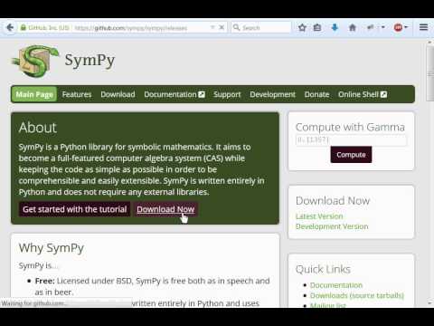 Python [sympy] 00