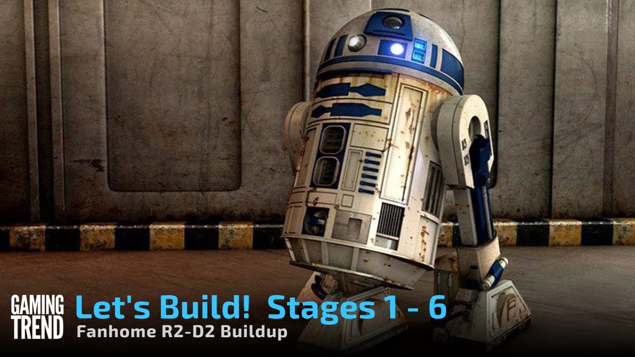 Fanhome R2-D2 Model Buildup - Stages 1 