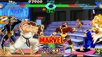 Marvel vs Capcom: Clash of Super Heroes PS1 | Gameplay