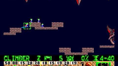 Tricky 03 Lemmingology - 1821 Frames (Lemmings Genesis TAS)