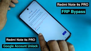 Redmi Note 9s FRP Bypass Redmi Note 9s Google Account Unlock FRP Unlock Note 9s MIUI 12 Without PC |