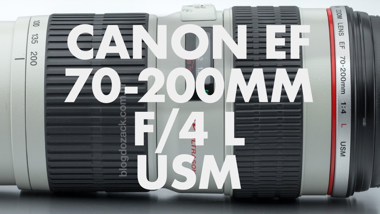 Lens Data - Canon EF 70-200mm f/4 L USM Review