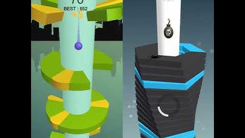 Stack Balls ⚽ (vs) Helix Jump 🦘 || Satisfying & Relaxing Sound