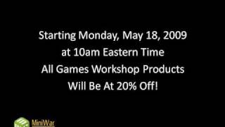 Games Workshop 20% Off Sale