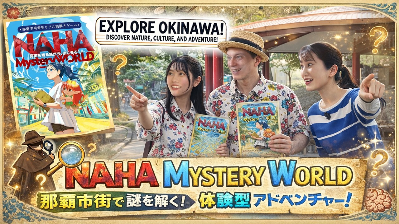【NAHA MYSTERY WORLD】第五十三旅「🕵️‍♀️那覇を歩いて謎解き！リアル体験型ミステリー🧩」【🇯🇵字幕👂】