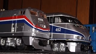 HD MTH Railking Amtrak Genesis 30-4018-1 & Surfliner F59PHI 30-4198-1E
