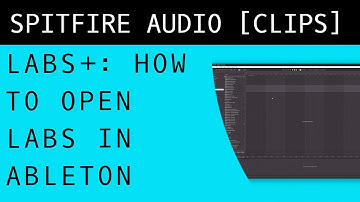 Spitfire LABS - Opening in Ableton