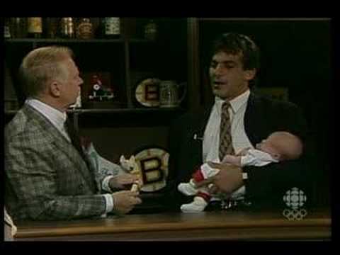 Chris Chelios and Baby -- 1989 "Grapevine" with Do...