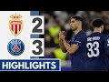 AS Monaco VS PSG 2 3 Highlights GoalS Hakimi Goal Doué Brace UEFA Champions League 2025 2026