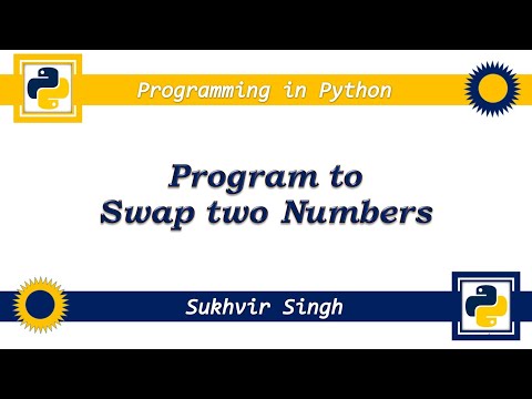 Swapping of Two Numbers in Python