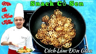 Top 4 cách làm snack củ sen đặc sắc nhất năm 2022