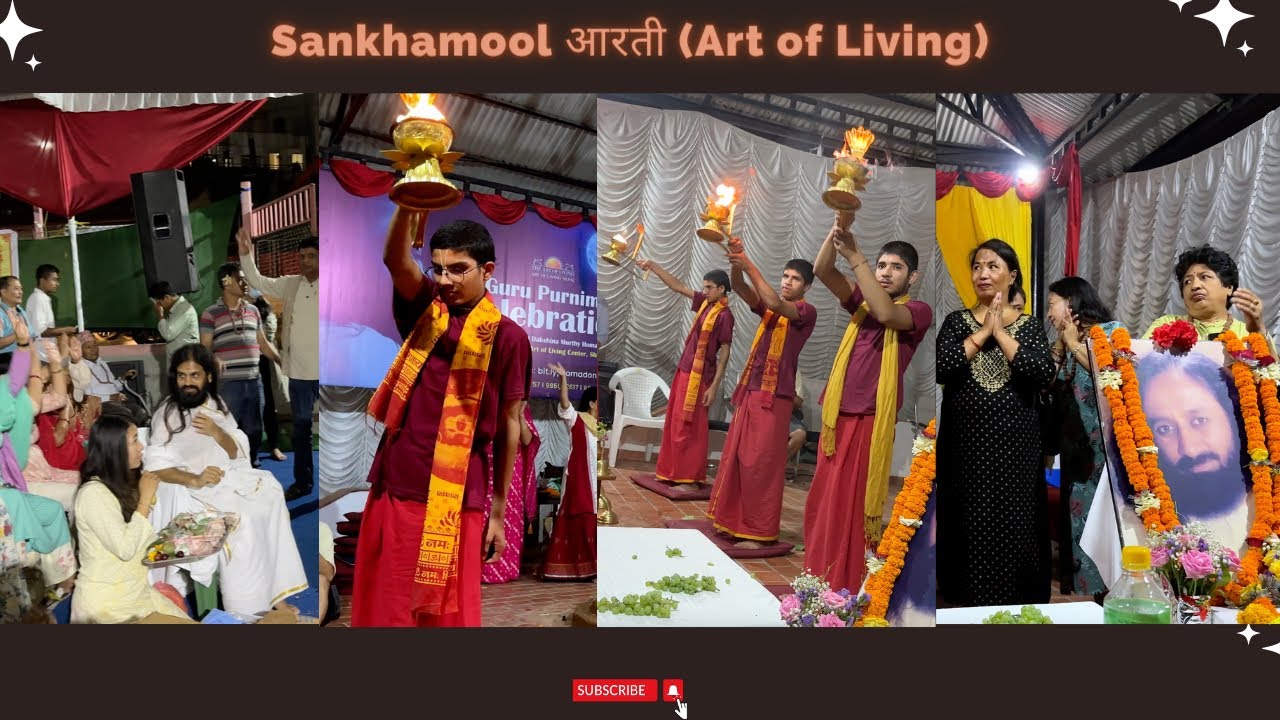 Latest: Sankhamool Sandhya Aarati Darshan  organized by Art of Living