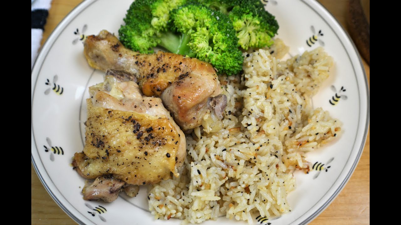 Instant Pot Mini 3qt Chicken and Everything Bagel Rice