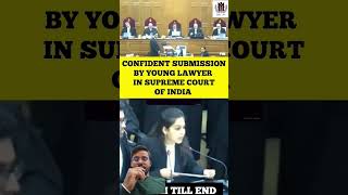 Confident Lady Lawyer 🔥| #advocate #supremecourtofindia #constitution  #jharkhandhighcourt