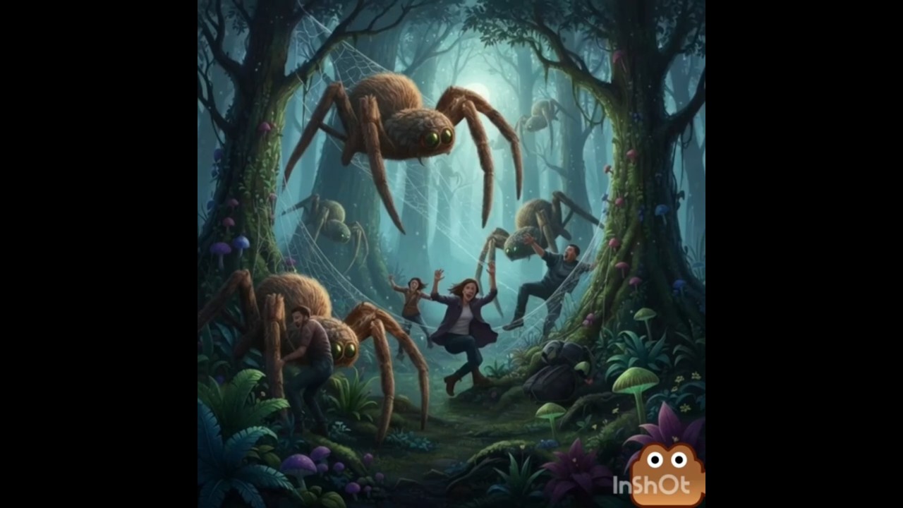 deadly spiders attacked 😮😮